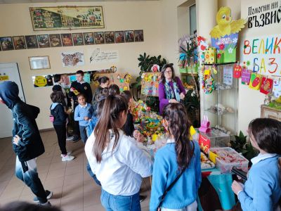 Великденски базар в училище 4